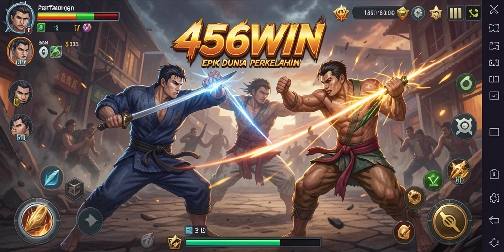 Gameplay seru 456WIN dengan pertarungan intens dan karakter unik.