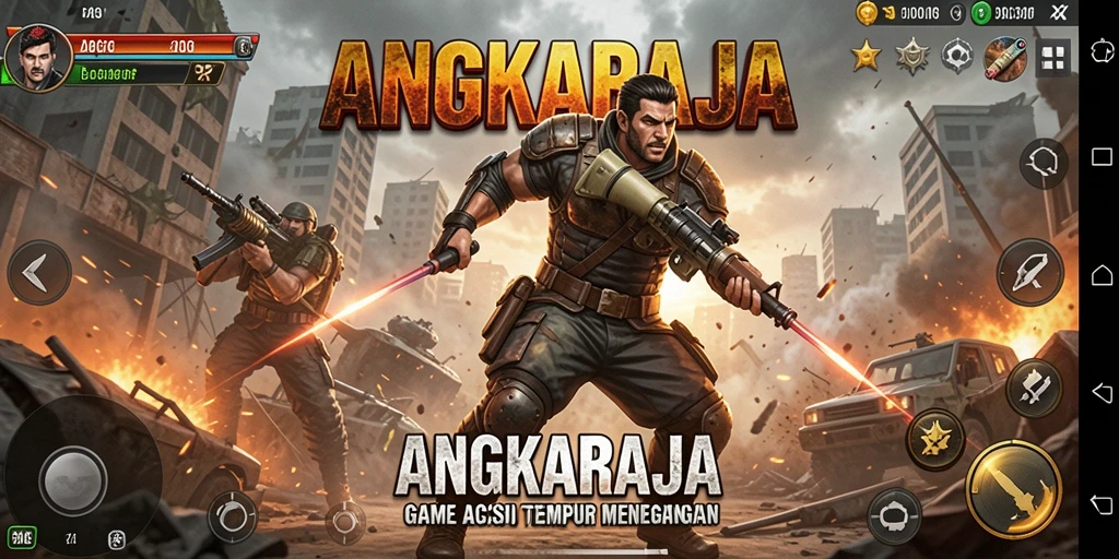Gameplay intens di ANGKARAJA dengan grafis yang menawan.