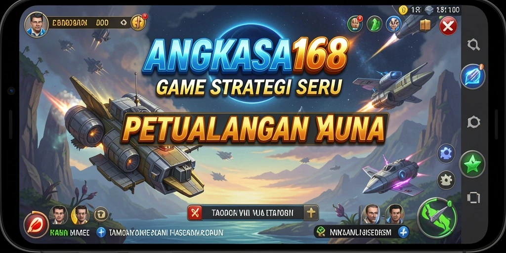Tampilan gameplay ANGKASA168 dengan strategi yang menegangkan.