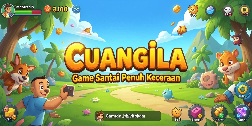 Screenshot CUANGILA menunjukkan pemain sedang menikmati gameplay santai yang menyenangkan.