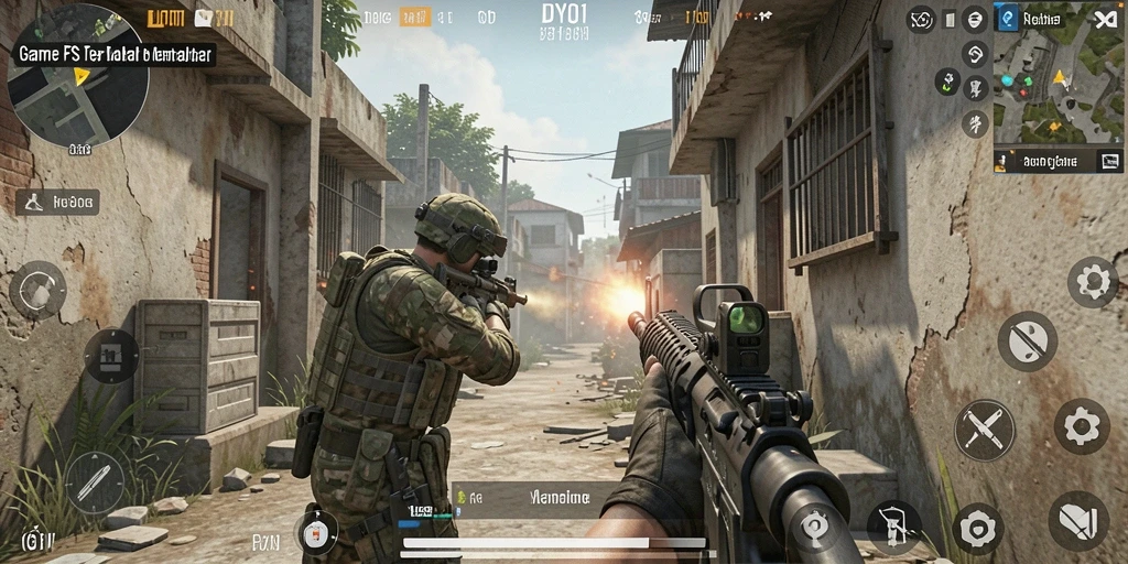 Gameplay DYO1 menampilkan aksi tembak-menembak yang seru dan dinamis.