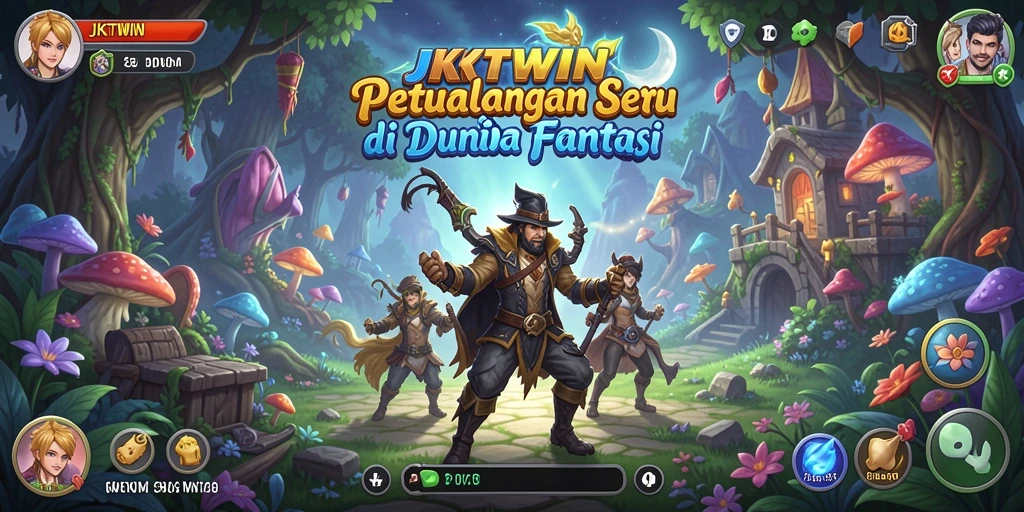 Tampilan gameplay JKTWIN yang memukau dan menantang.