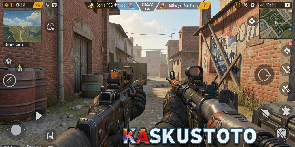 Tangkapan layar menampilkan aksi intense dalam gameplay KASKUSTOTO.