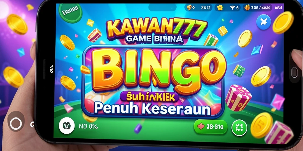 Tampilan gameplay Bingo KAWAN777 yang seru dan interaktif.