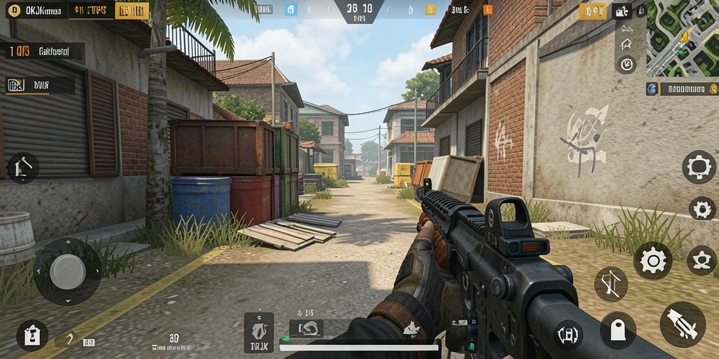Tampilan gameplay seru dan aksi yang menegangkan dari OKJK.