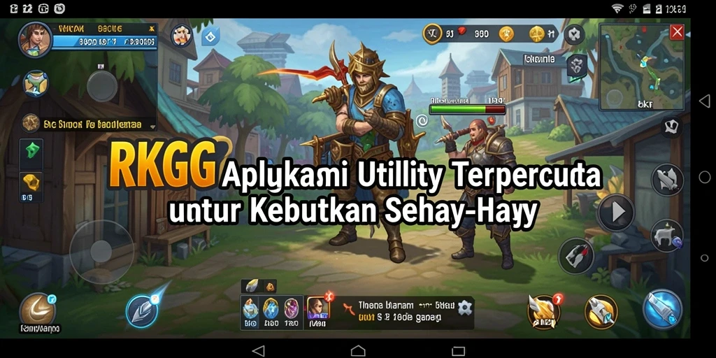 Tampilan antarmuka RKGG yang sederhana dan fungsional.