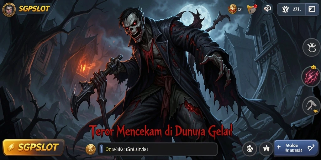 Tampilan mendebarkan dalam gameplay SGPSLOT yang penuh dengan teror.