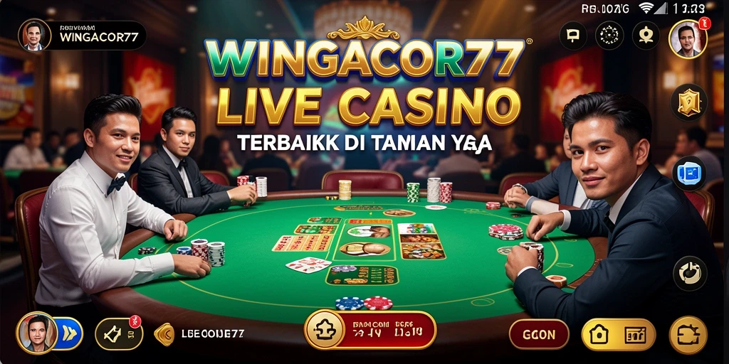 Tampilan gameplay WINGACOR77 yang menarik dan interaktif di Live Casino.